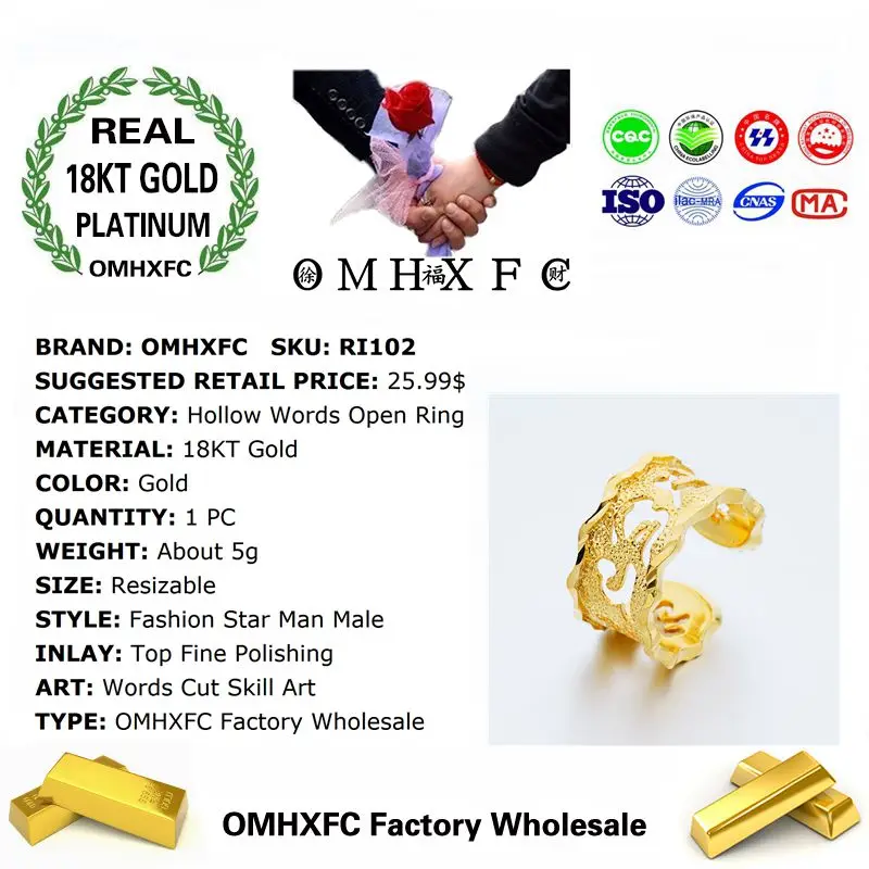 OMHXFC оптовая продажа Европейская мода мужской подарок на день рождения свадьбу