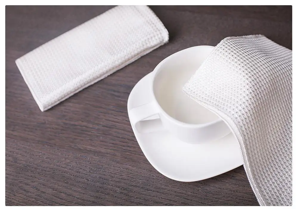 New Bamboo Fiber Wear-resistant Non-stick Oil Wipping Rags Kitchen Towel Multifunctional Cleaning Dish Cloth | Дом и сад