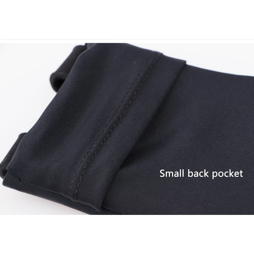 

Card Key Outdoor Jogging Gym Sports Snap Design Wrist Bag Running Arm Pack Large Capacity Nylon Elastic For 7 Inch Mobile Phone