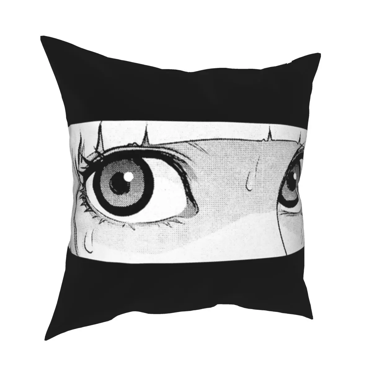 

Prison School Pillowcase Printing Fabric Cushion Cover Gift Kawaii Eyes Manga Throw Pillow Case Cover Bedroom Square 18''