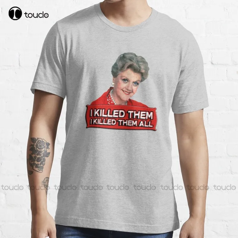 

New Angela Lansbury (Jessica Fletcher) Murder She Wrote Confession. I Killed Them All. T-Shirt Oversized T Shirt S-3Xl