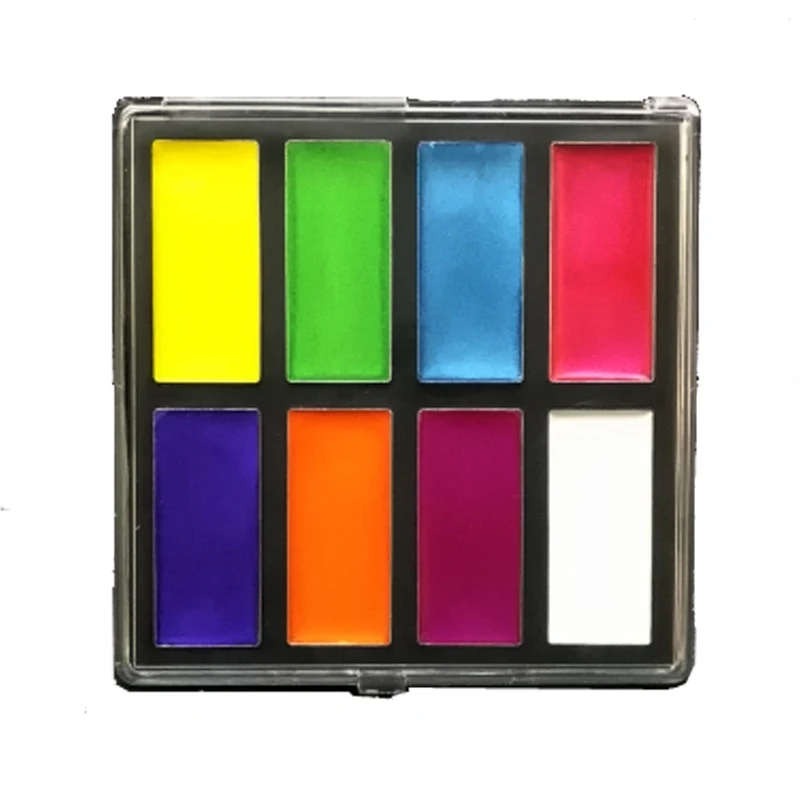 Мерцающая краска для лица цвета водостойкая вспышка масло тату ing Art Хэллоуин