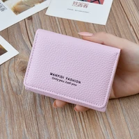 new womens wallet female short tri fold purses wallets luxury designer student id credit card holder clutch ladies money bags