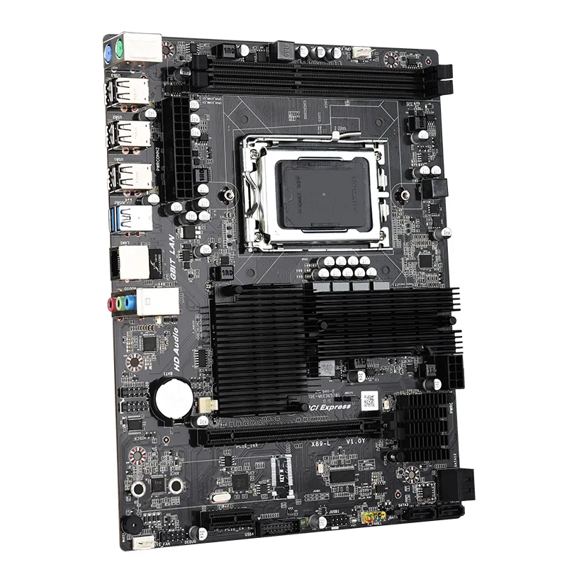 JINGSHA AMD X89L G34 гнездо набор материнских плат с 16Core Opteron 6276 Процессор и 2*4GB DDR3