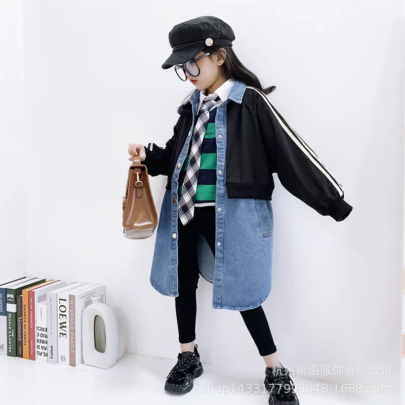 2020 новая весенняя детская одежда повседневное пальто средней длины для отдыха