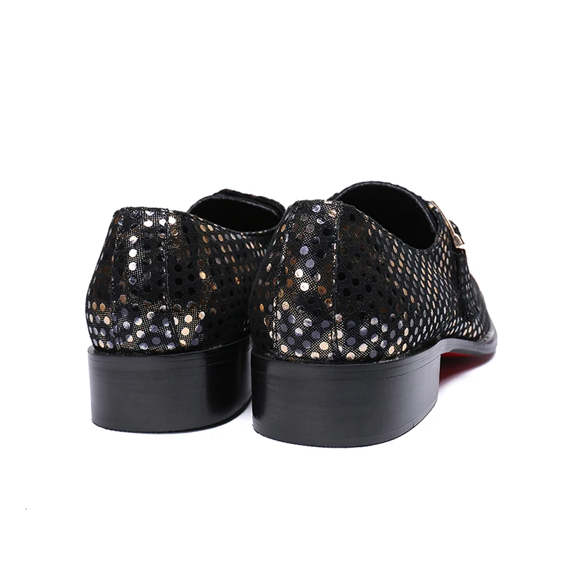 Модные Мужские модельные туфли золотистого цвета в деловом стиле оксфорды с