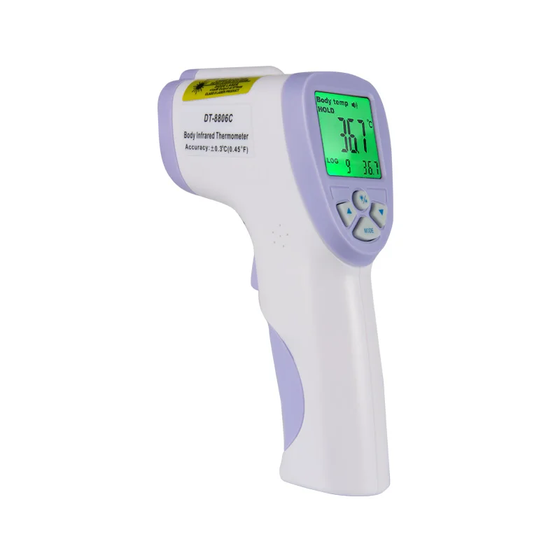 Body thermometer Цифровой инфракрасный термометр для детей, термометр для лба, поверхности тела, измеритель температуры, пирометр, измерение, Удержание данных - Цвет: Body thermometer