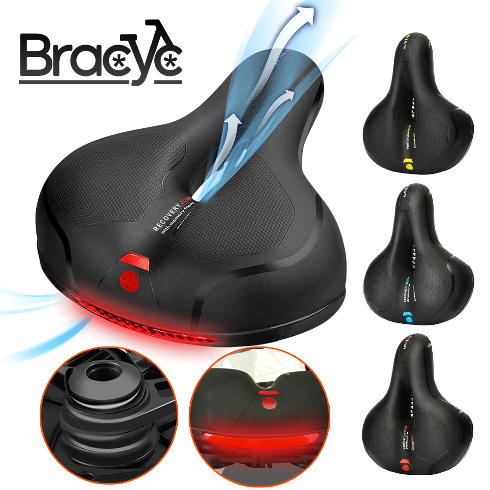 Чехол для велосипедного седла гелевый 3D чехол на седло дышащий удобный мягкий