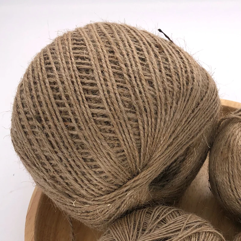 Thickness Durable Jute Raffia Straw Yarn Perfect for Hanging and Craft Projects Wrap Jars Create Pots Baskets Cat Trees | Дом и сад