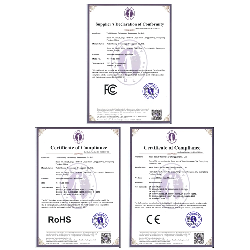 

Electric Far Infrared Heating Neck Massager Head Shoulder Relaxation Massage Pillow Pain Relief Intelligent Healthcare Massager