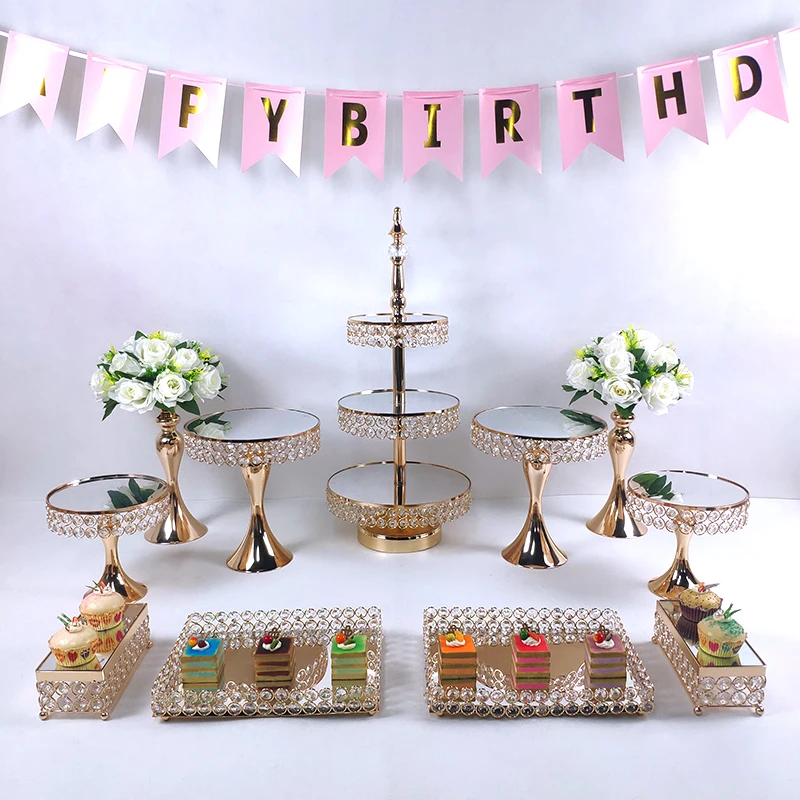 Золотистое серебристое зеркало зеркальная круглая для свадьбы дня рождения