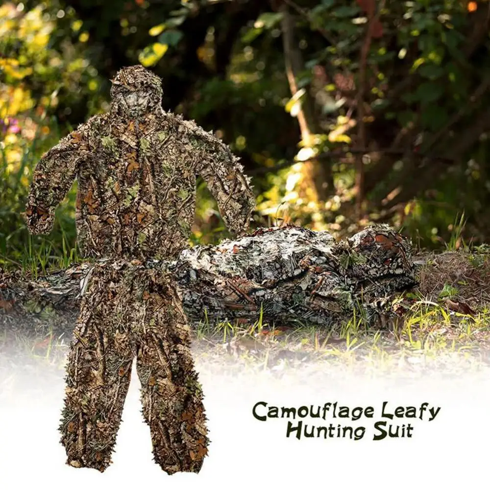 Охотничья одежда Новый Кленовый лист 3D бионические маскировочные костюмы и