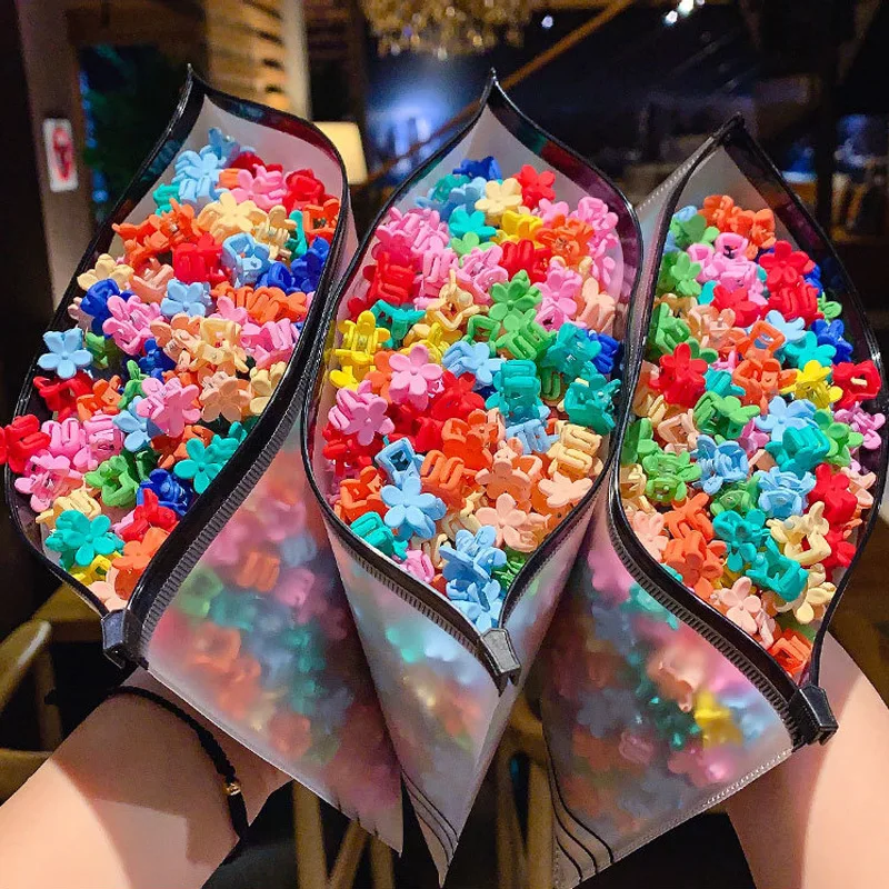 Детские маленькие заколки для волос 10-30 шт./компл. с цветами звездочками Микки