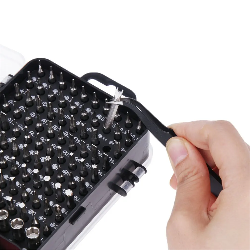 

115 In 1 Precision Screwdriver Kit Accessory Set CR-V Steel Mini DIY Hand Work Repair Tools for iPhone Laptop PC Watch