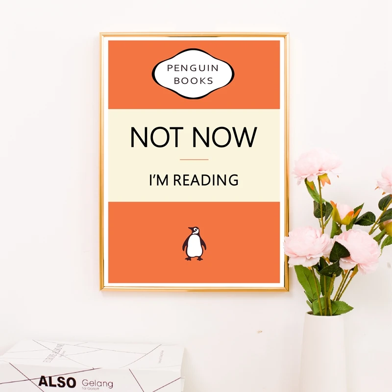Книголюбу подарок не сейчас я чтения холст картина настенные картины для
