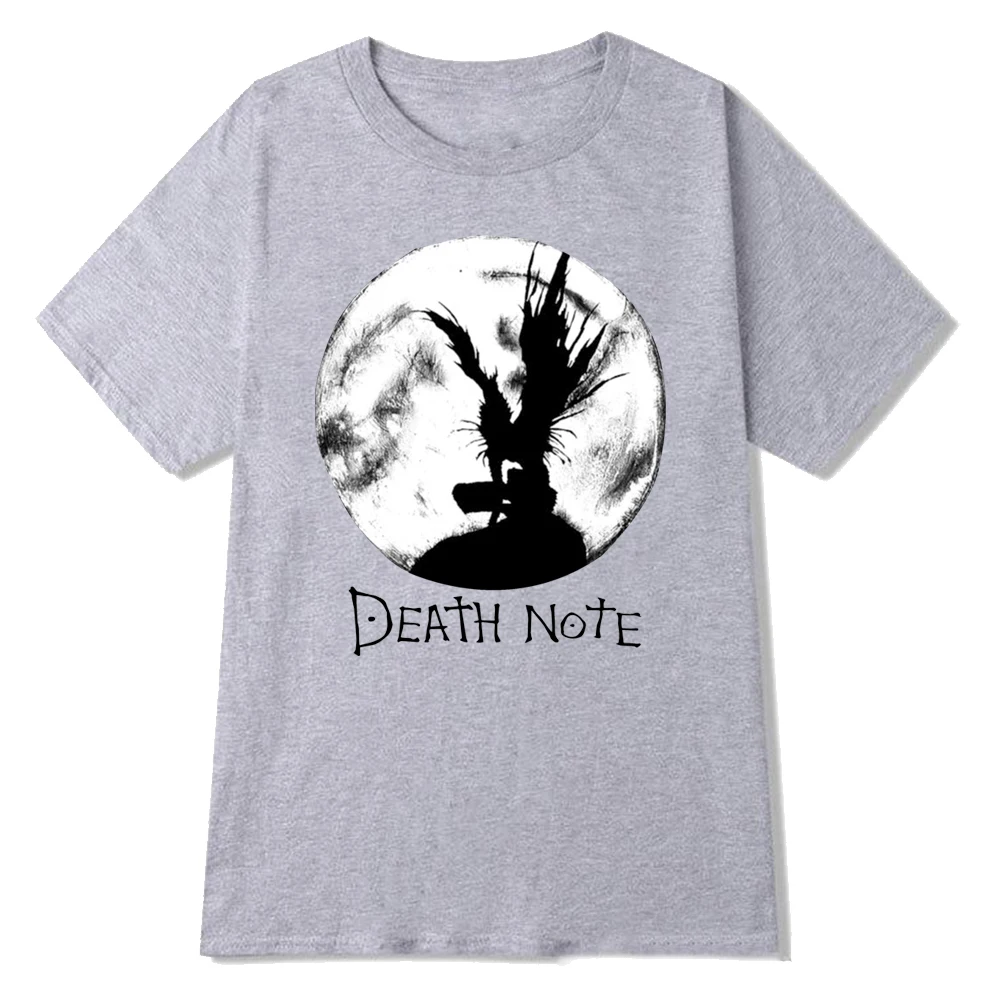 

Death Note Funny Cartoon T Shirt Men Anime T-shirt Graphic Tshirt Hip Hop Top Tees Male