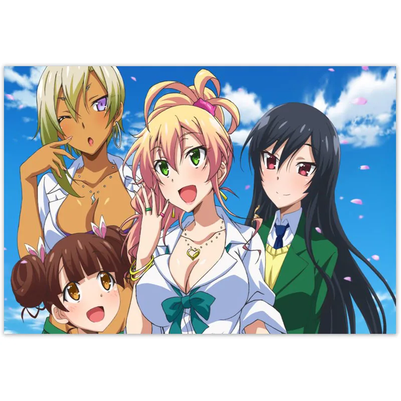 Картина на холсте аниме настенное искусство хаджим без гала плакаты и принты