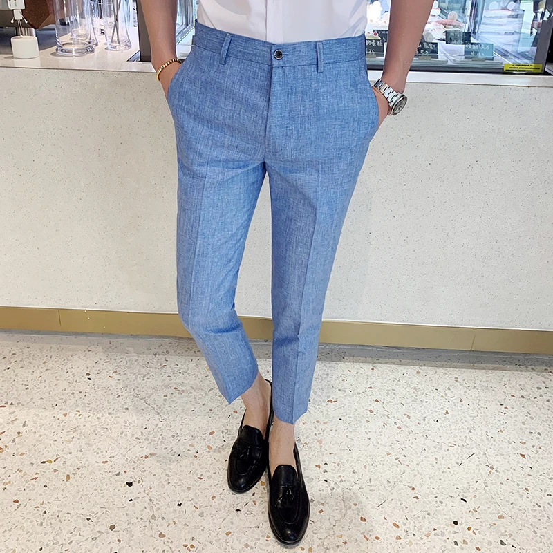 Костюм брюки мужские бар рабочие девять очков профессиональная одежда