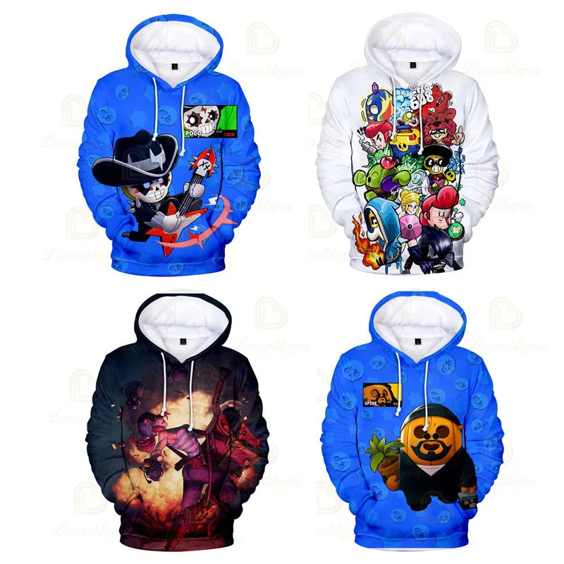 

3 To 14 Years Kids Boys Girls 3D MAX NITA Game Star Cartoon Heroes Hoodie Cartoon Shooting Hoodie Kids Birthday Gift