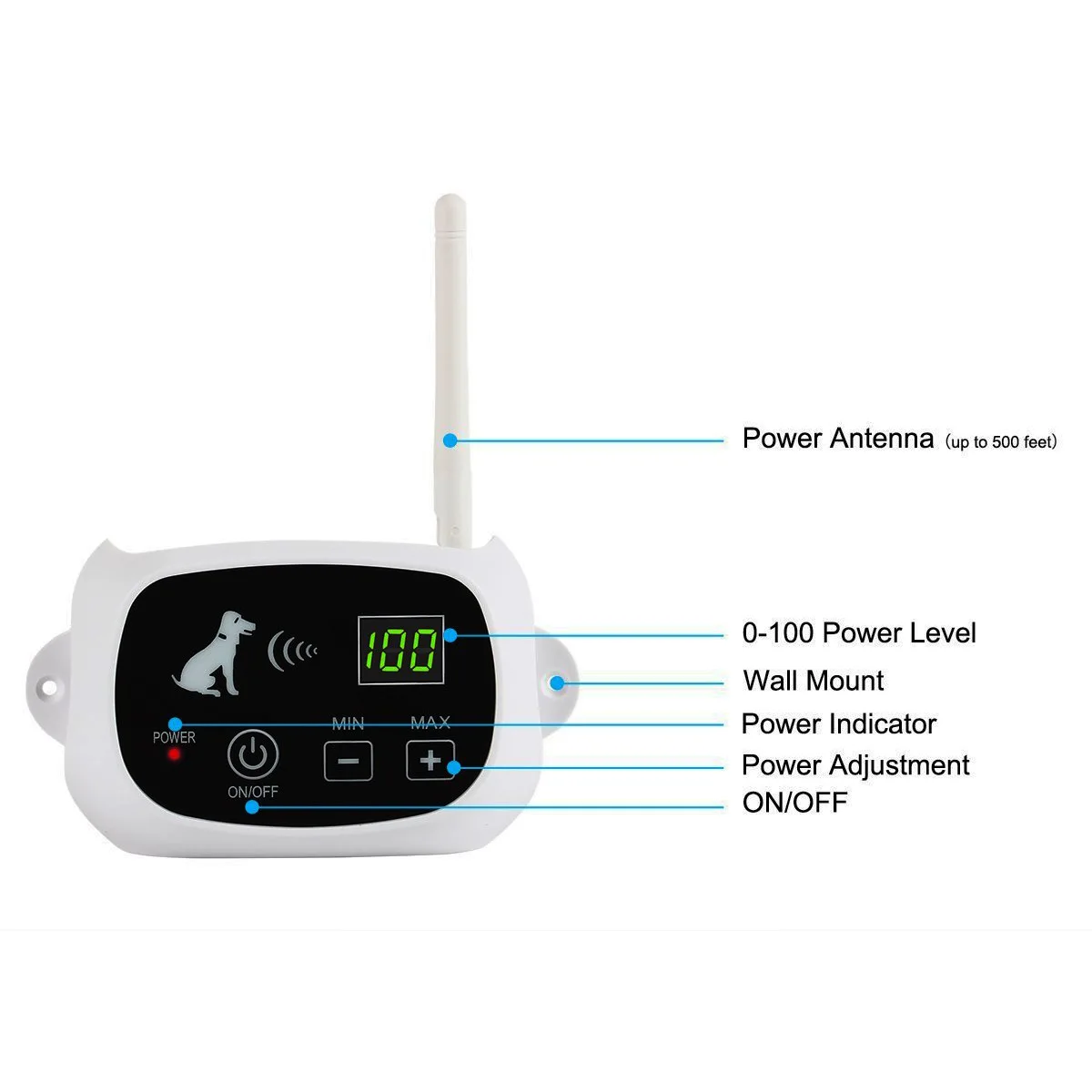 Дешево Эксклюзивная модернизированная Беспроводная электронная система забора для домашних питомцев С перезаряжаемым передатчиком и приемником...