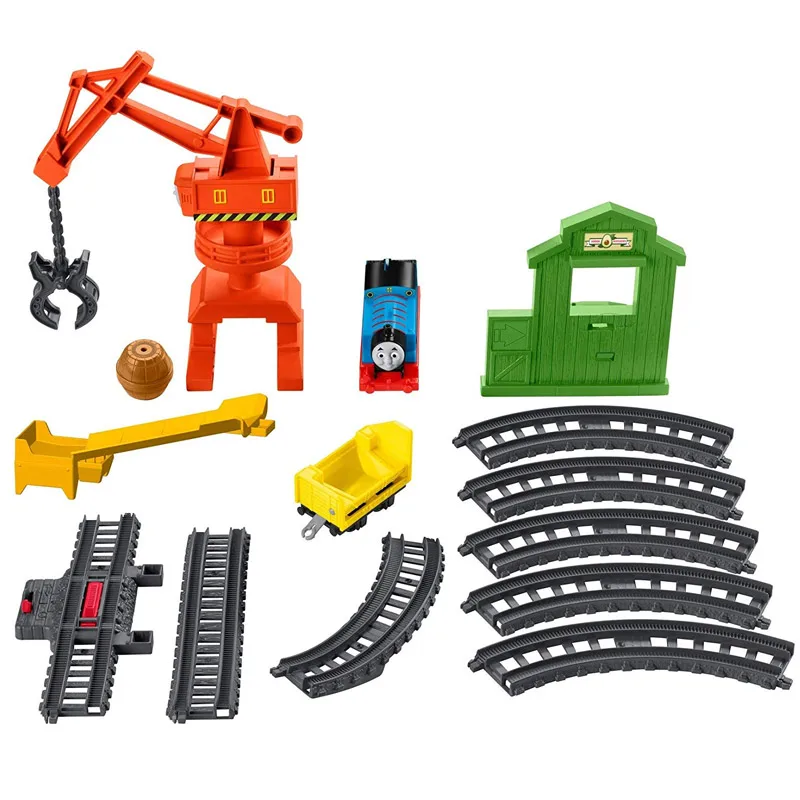 Железная дорога Thomas & Friends GHK83 Fisher Price кассии крана и грузовой Комплект Томас его