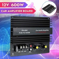 12v 600w mono car audio amplifier powerful bass subwoofer amplifier board player automotive amplifiers module power pa 60a