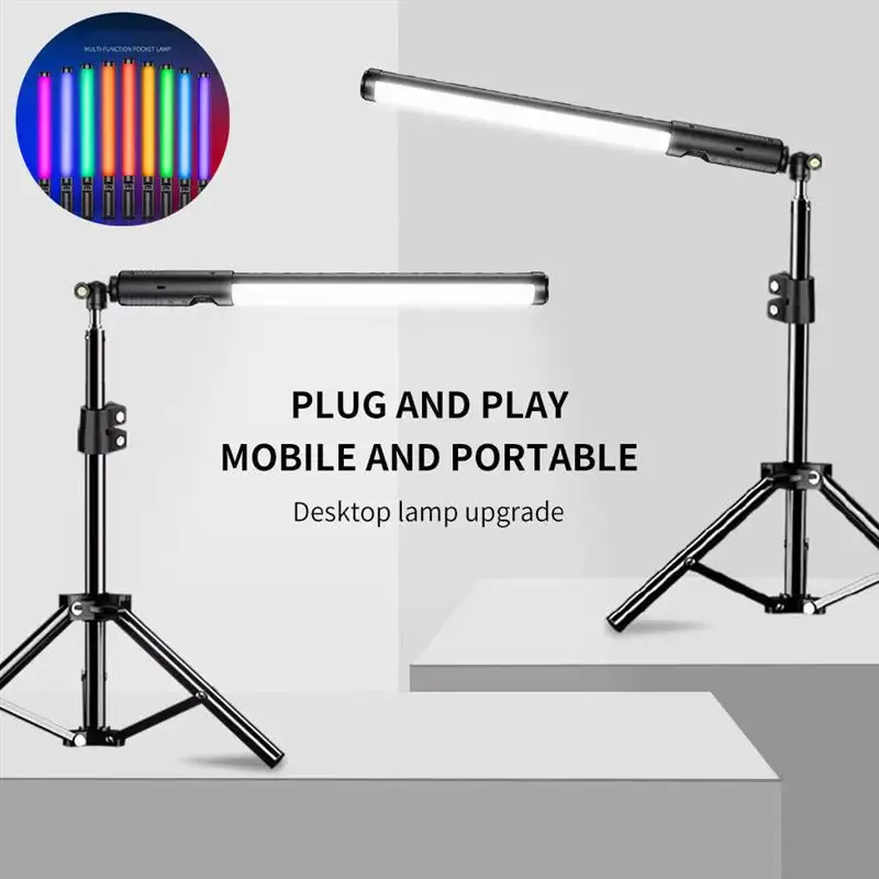 

RGB Photographic Fill Light Stick Handheld USB Rechargeable Remote Controller LED Colorful Photography Video Wand For YouTube