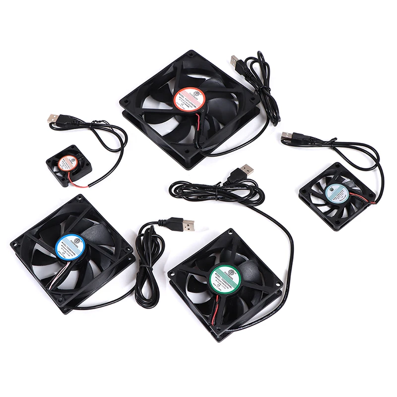 1 шт. DC 5V USB бесколлекторный втулка подшипника фен компьютер PC Тихая процессорный