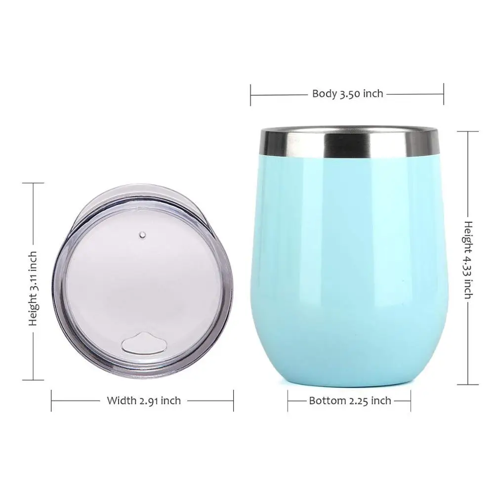 12Oz 4Colors Thermos Mug Coffee Tumber FDA Stainless Steel Tumbler Vaccum Thermo Insulated Cup With Lid For Home Office Party | Дом и сад