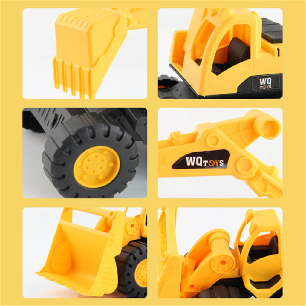 

Engineering Vehicle Toy Constructions Vehicle Toy Inertial Engineering Vehicle Simulation Truck Excavator Model Toy Gift Y330
