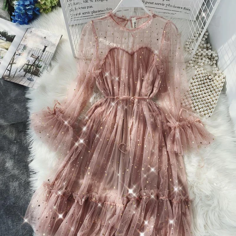 Винтажные кружевные платья для женщин 2020 летние новые женские вечерние