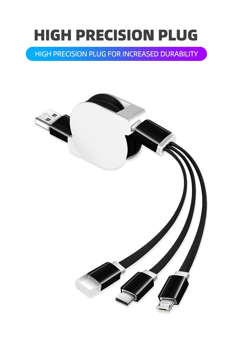 1 м 2 в 1 USB кабель для быстрой зарядки для iphone X 7 8 6 Micro usb type C кабель для samsung S8 Xiaomi Mi5 кабели для мобильных телефонов