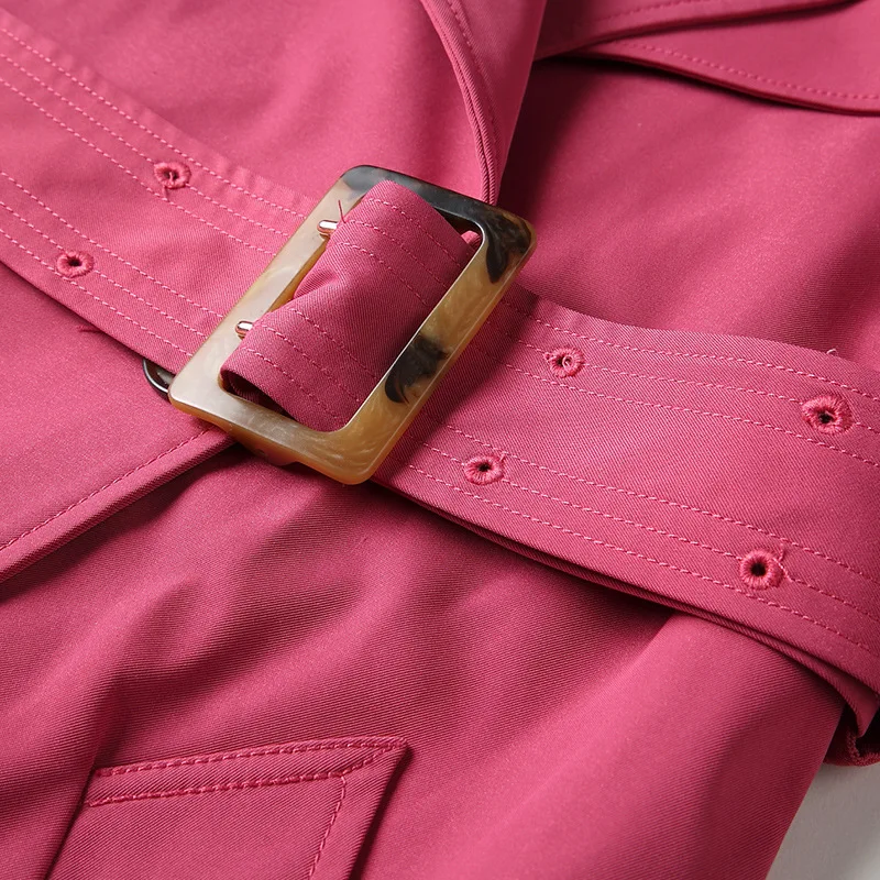 Новинка осени 2019 брендовый женский плащ Длинная ветровка в европейском и