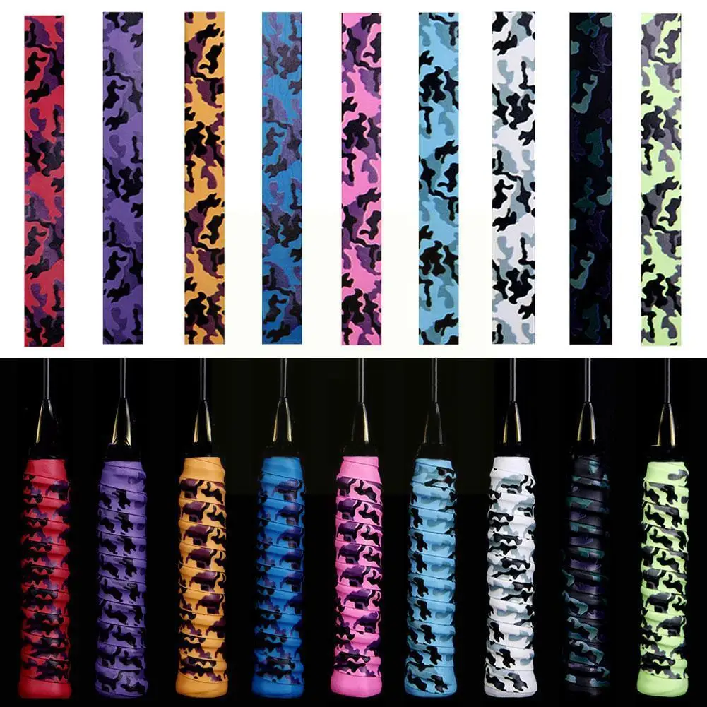 

Camouflage Anti-slip Badminton Tennis Cotton Towel Hand Overgrips Wool Badminton Band Sweat Racket Glue Grip G7p8