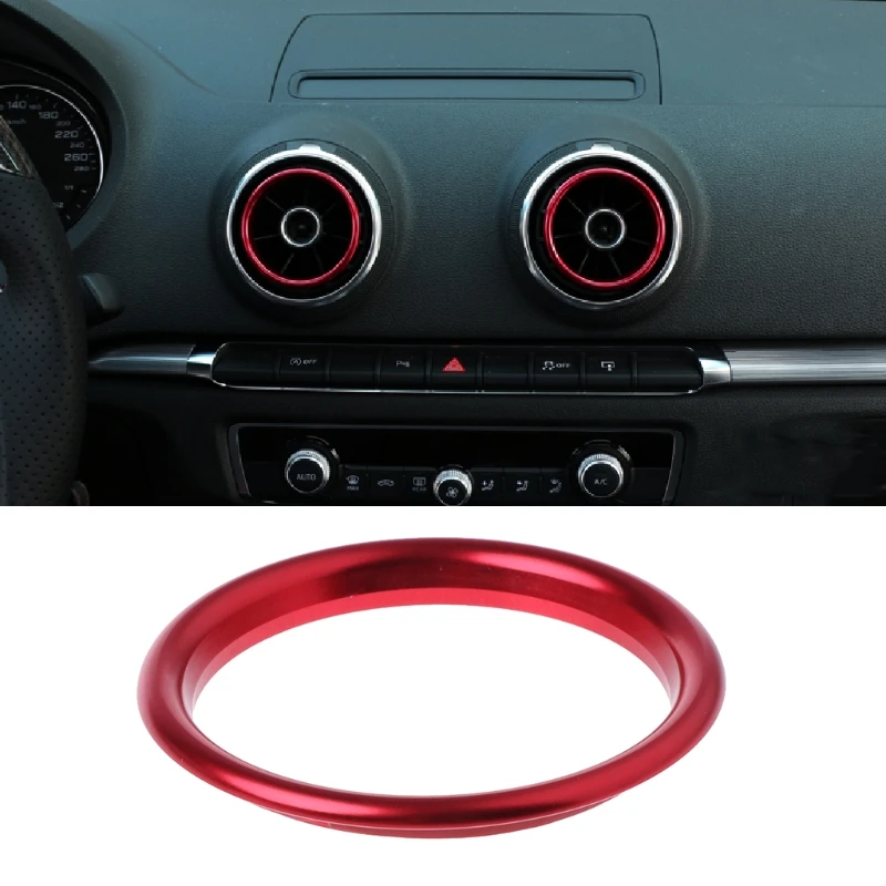 Декоративное кольцо наклейка на выпускное отверстие воздуха автомобиля для AUDI A3 S3 2013 2016/Q2