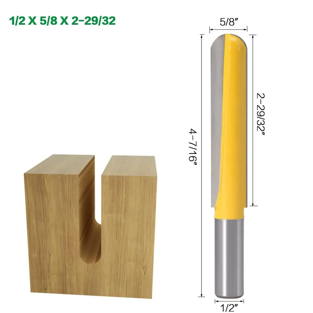 1 шт. 12 7 мм 1/2 &quotхвостовик с шариковым сердечником деревянная фреза