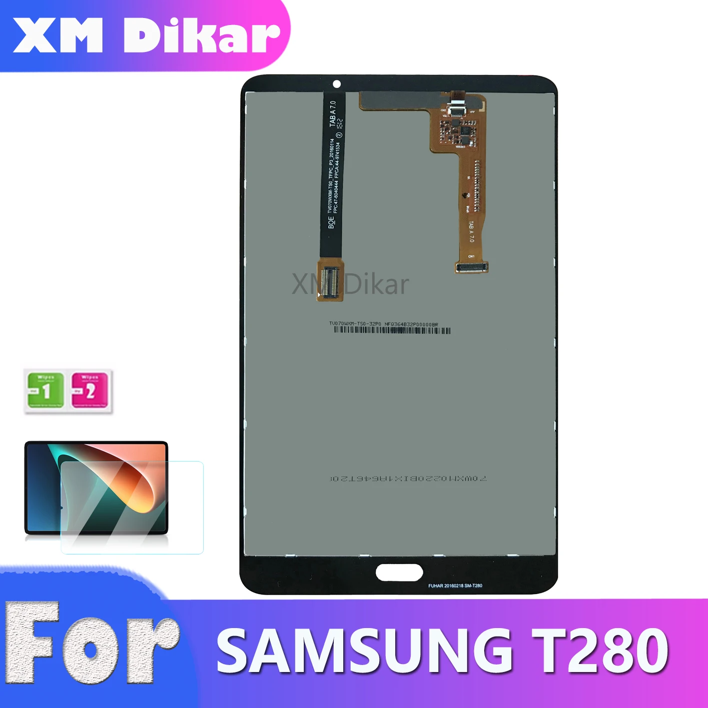 Сенсорный ЖК-дисплей 7 0 дюйма для Samsung Galaxy Tab A (2016) T280 WIFI T285 3G с бесплатными