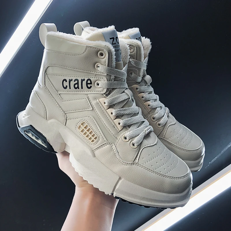 Новинка 2019 года корейские мужские ботинки Высокая мужская обувь