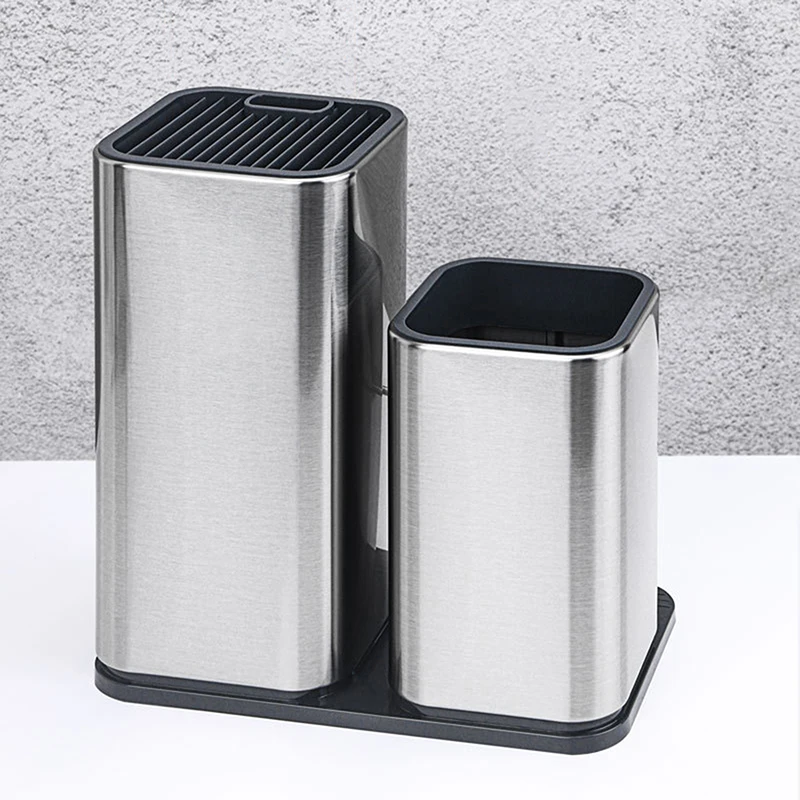 

Knife Stand Holder For Kitchen Knife Stainless Steel Cooking Knife Holder Stand Block High End Kitchen Accessories