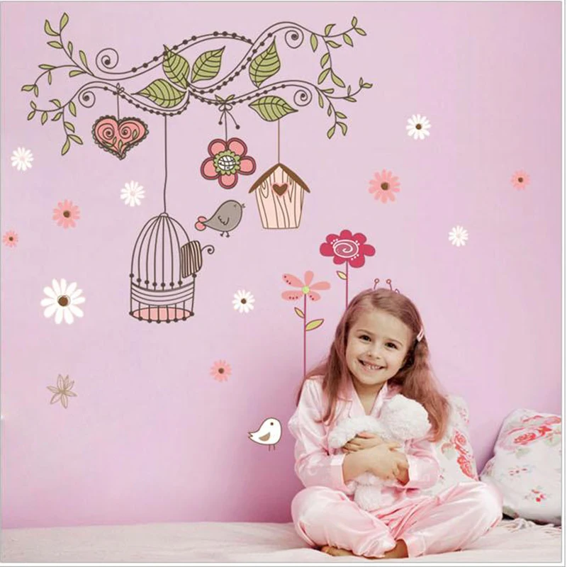 Пасторальный пейзаж настенное искусство домашний декор наклейка Подсолнух обои