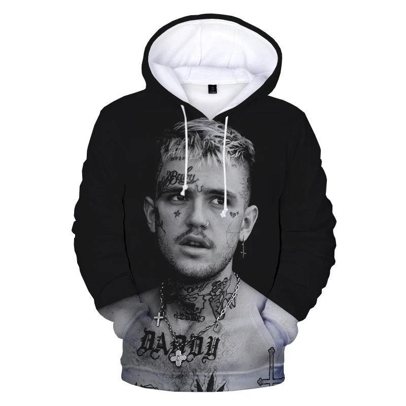 Мужская одежда 2021 года толстовки с принтом Lil Peep Rapper 3D уличная в стиле хип-хоп