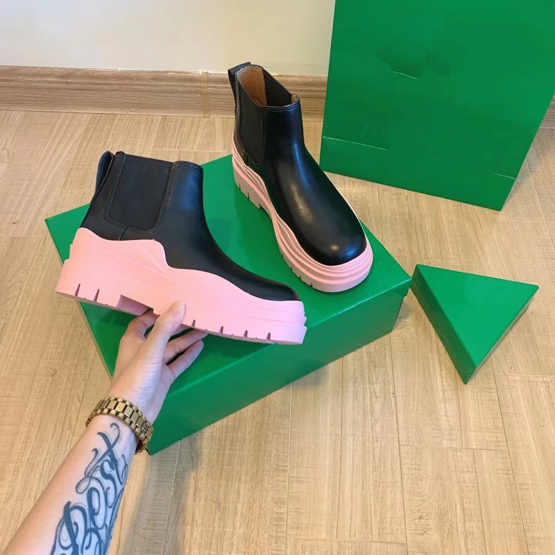 

2021 European and American autumn and winter new products Ladies Chelsea boots