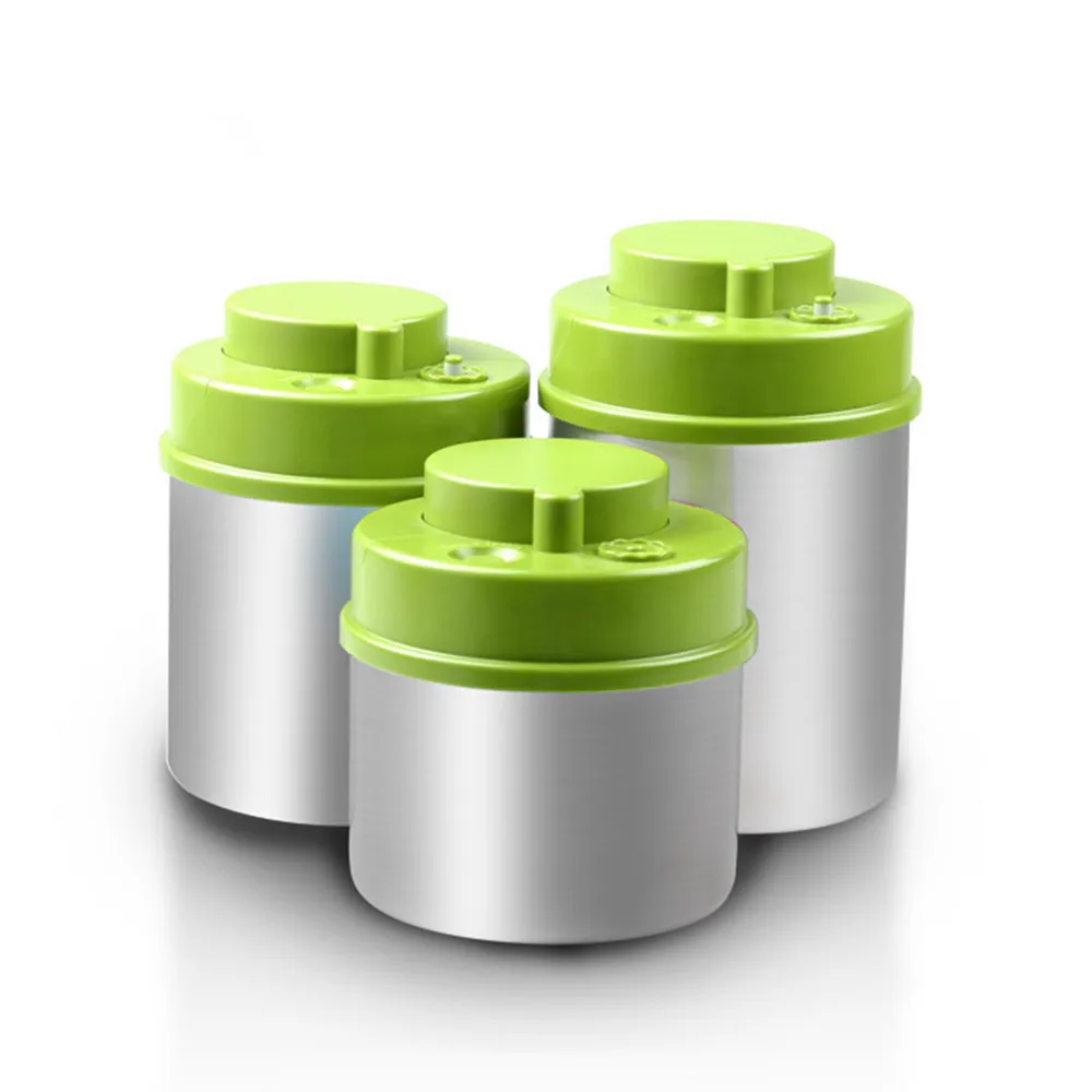 Вакуумный Герметичный контейнер из нержавеющей стали вакуумная пищевая банка