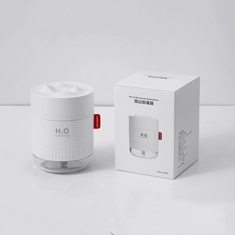 Увлажнитель воздуха ультразвуковой настольный с подсветкой 500 мл USB | Бытовая