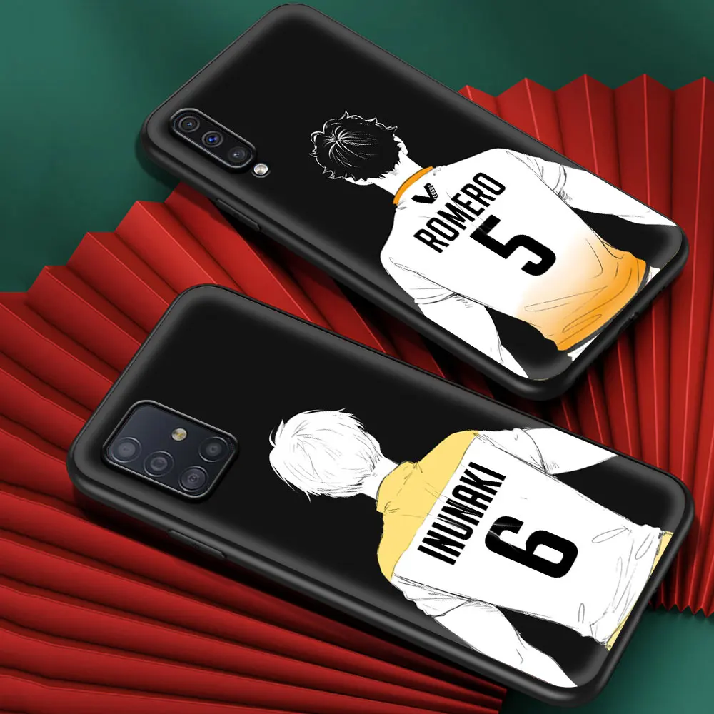 

Phone Case For Samsung Galaxy A71 A32 A42 A51 5G A91 A72 A02s A11 A21 A21s A31 A41 A12 A Quantum Haikyuu Schweiden Adle Cover