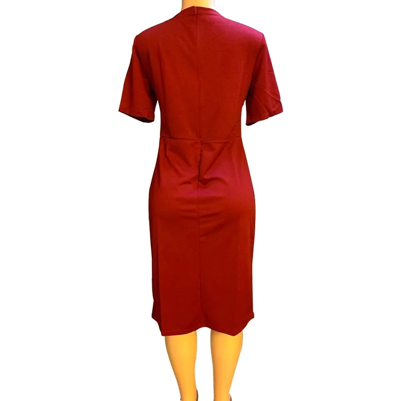 2019 летний и осенний модный стиль африканская Женская Печать размера плюс платье