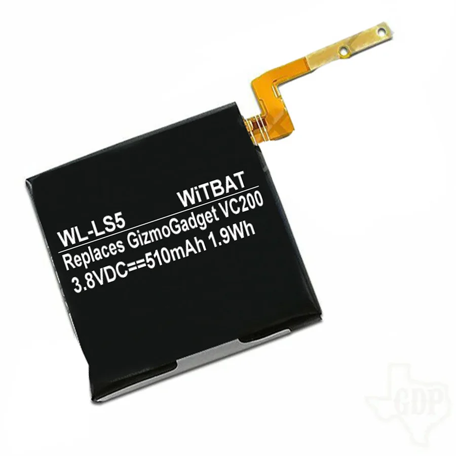 Аккумулятор ZHUJI на 510 мА · ч для LG gizmoгаджета умных часов VC200 BL S5|Смарт-аксессуары| |