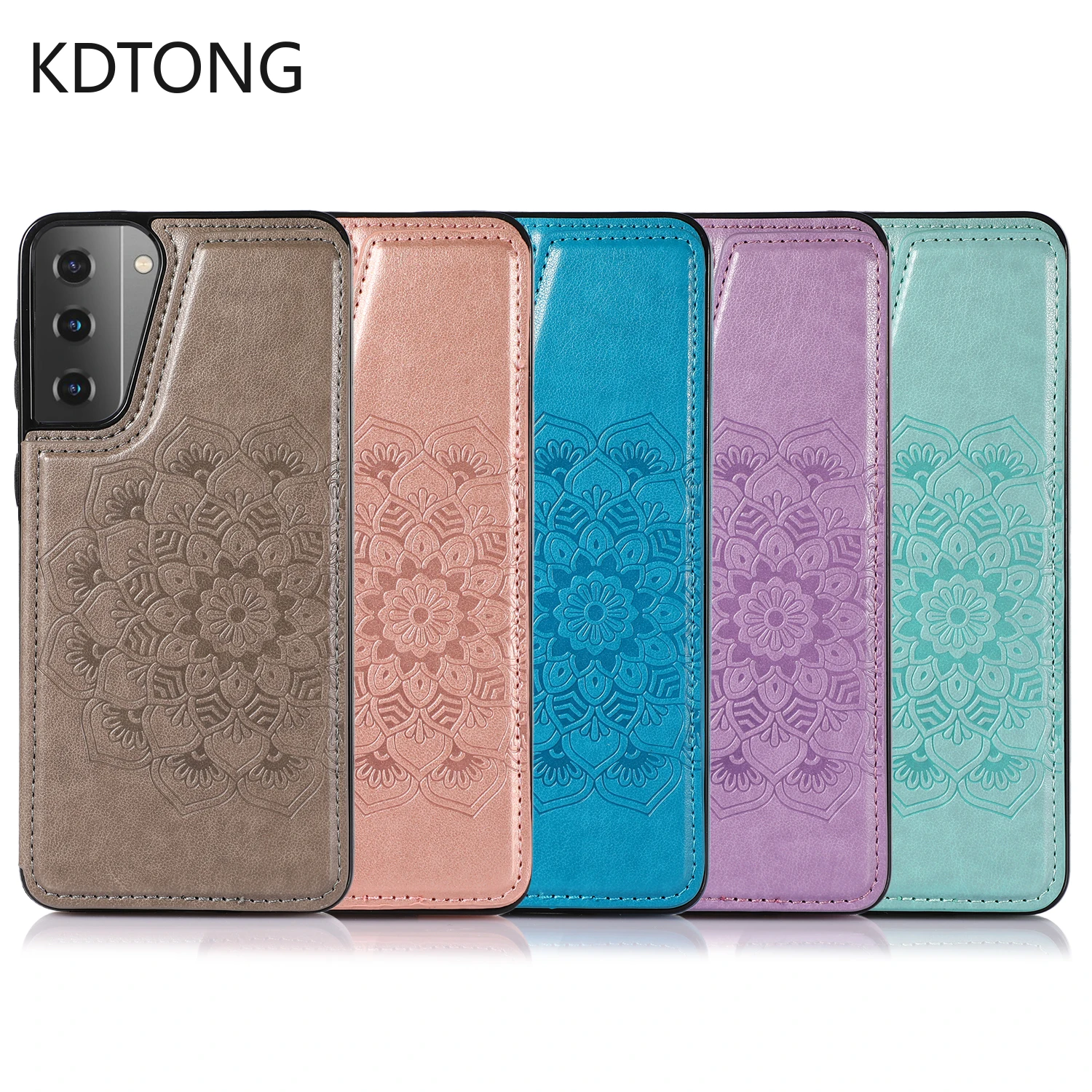 

For Samsung Galaxy S8 S9 S10 S20 S21 Ultra Note20 10 9 8 Plus Multi Card Business Shockproof PU Flip Leather Phone Cover