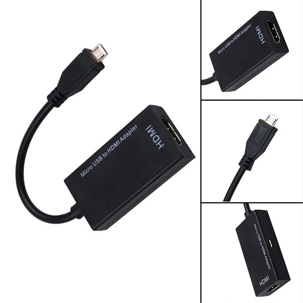 1080P MHL HDTV кабель Micro USB 2 0 к HDMI адаптер для устройств Android 3 5|Кабели мобильных