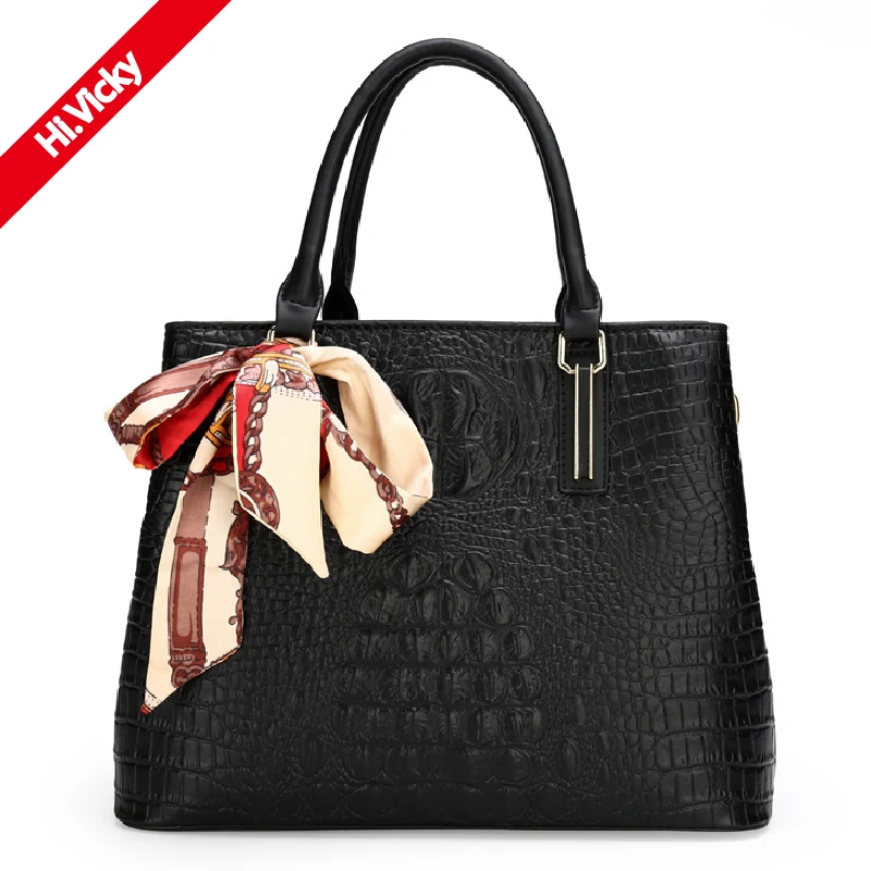 

Сумка на плечо для женщин, сумка-мессенджер черного и синего цвета с крокодиловым узором в Европейском стиле, лето 2021